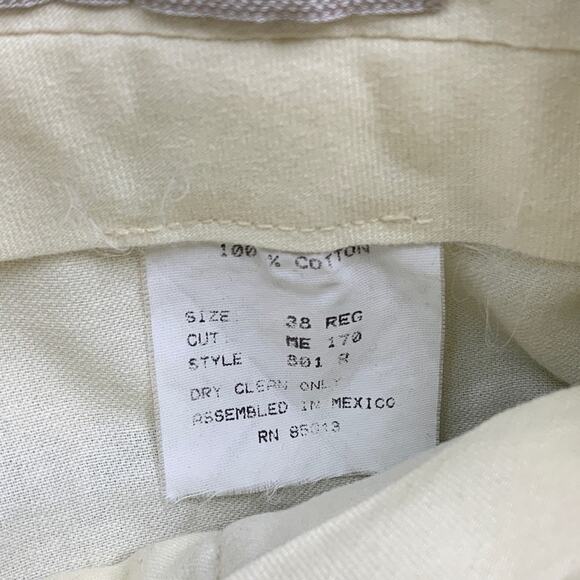 Linea Naturale Pants Mens 38 Espresso Brown Corduroy Pleated Trouser Folded Cuff - Picture 9 of 11